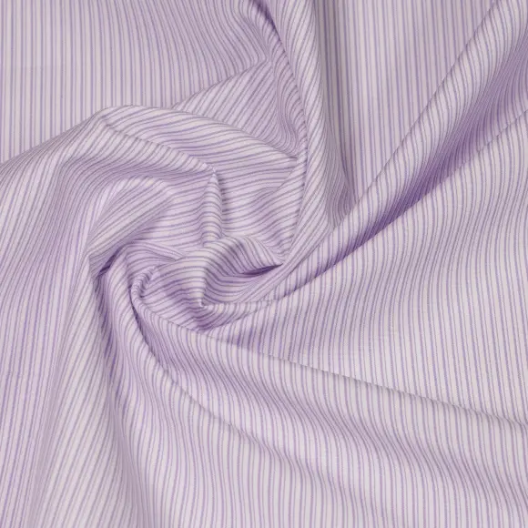 Supraluxe Lilac Popelin Stripes 2