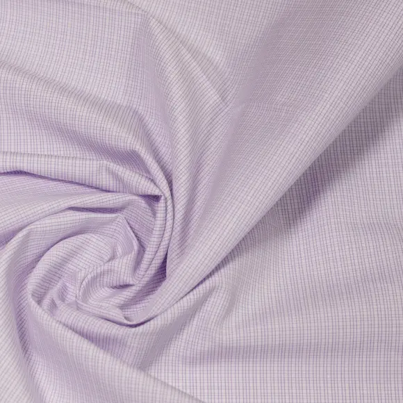 Supraluxe Lilac Popelin Check 2