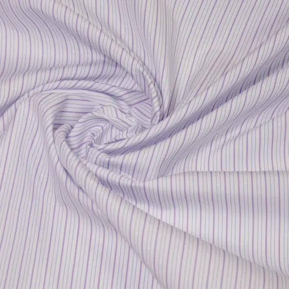Supraluxe Premio Lila Dobby/Strukturiert Streifen 1