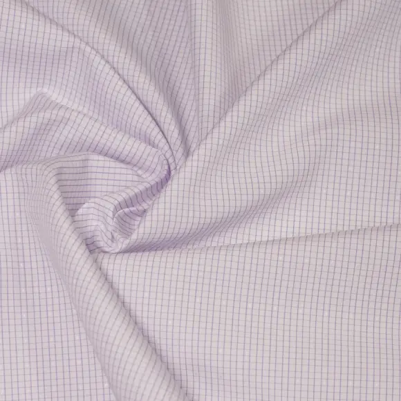 Supraluxe Premio Lila Dobby/Strukturiert Karierter