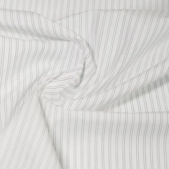 Supraluxe Premio Schwarz Dobby/Strukturiert Streifen