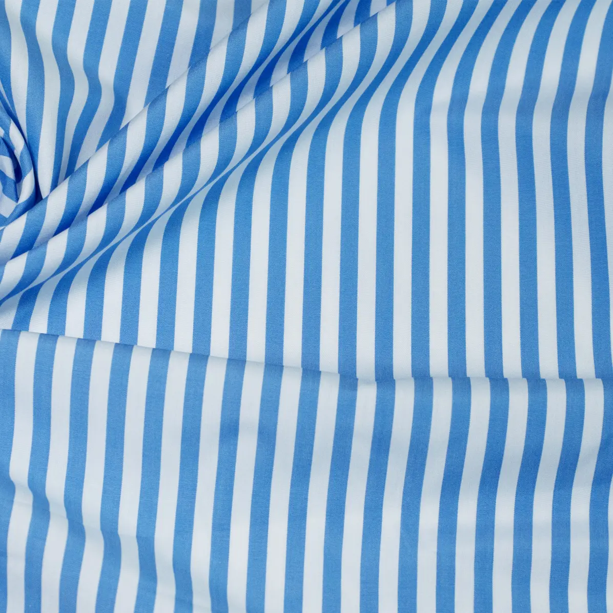 Supraluxe Blu medio Popelin Righe 6