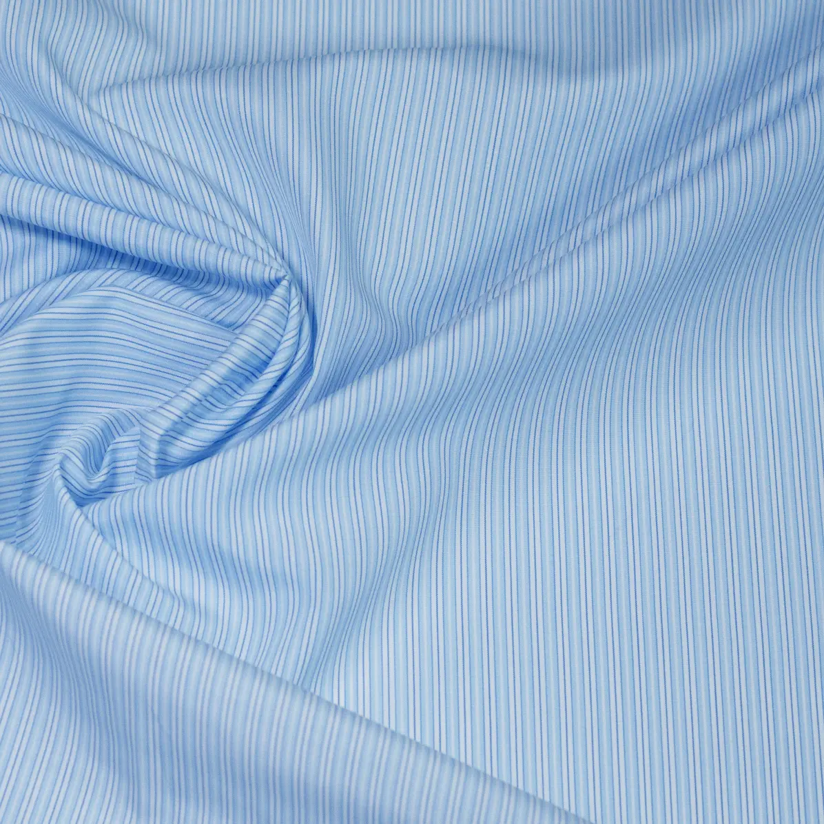 Soyella Bleu moyen Popeline Carreaux 1