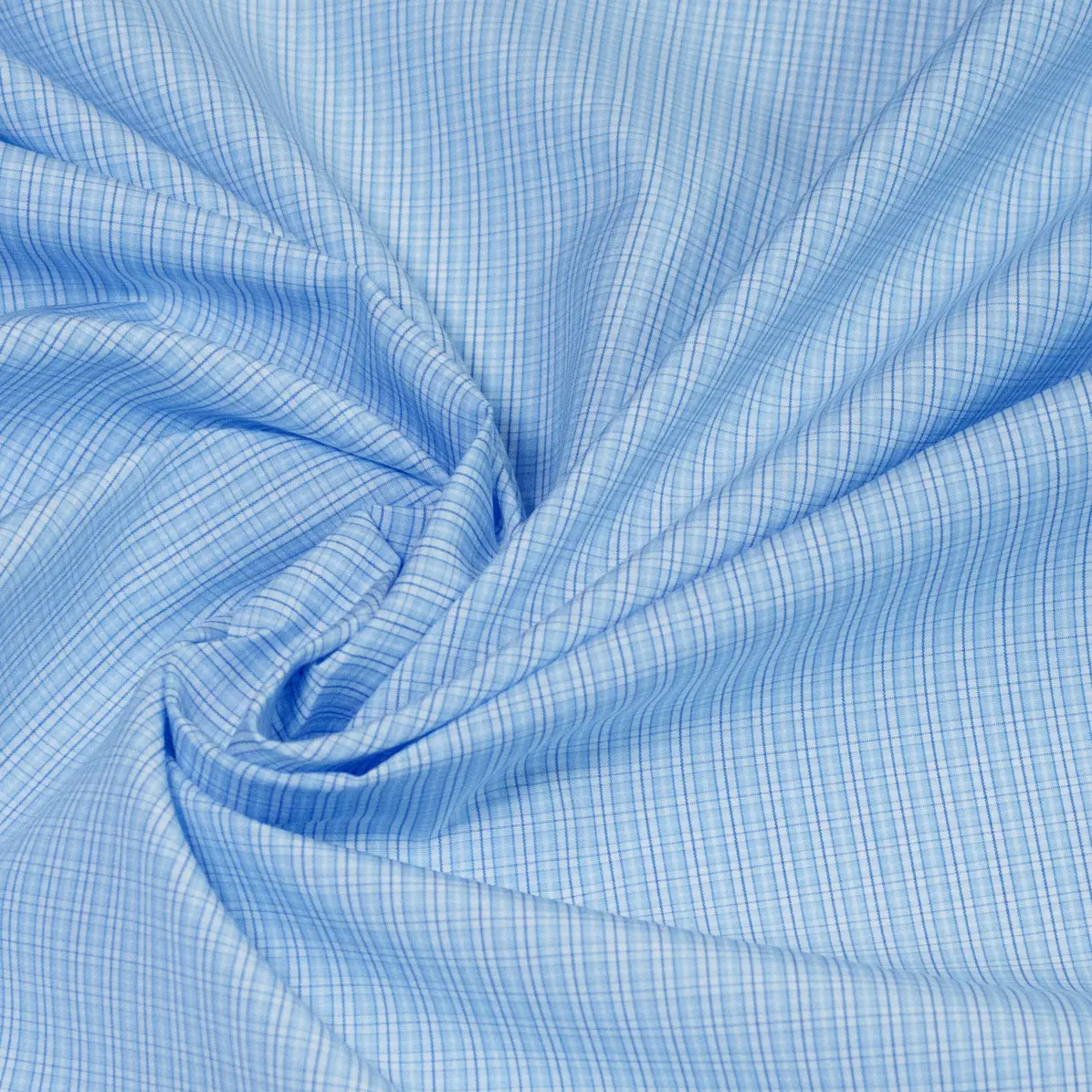 Soyella Blu medio Popelin Quadri 2