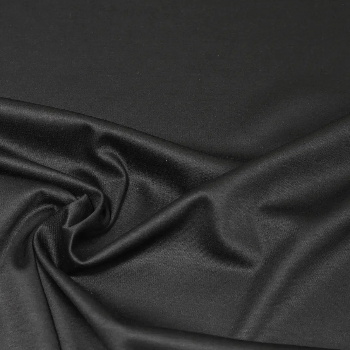 Markus Knit Black Jersey Solid plain