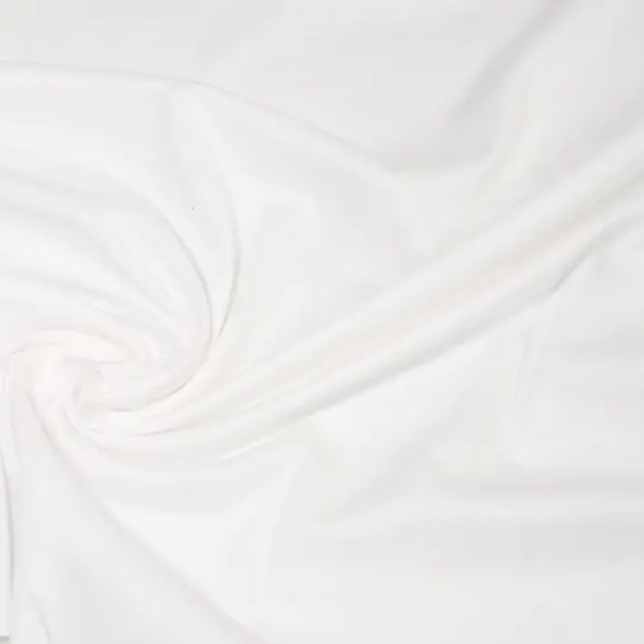 Markus Knit White Jersey Solid plain