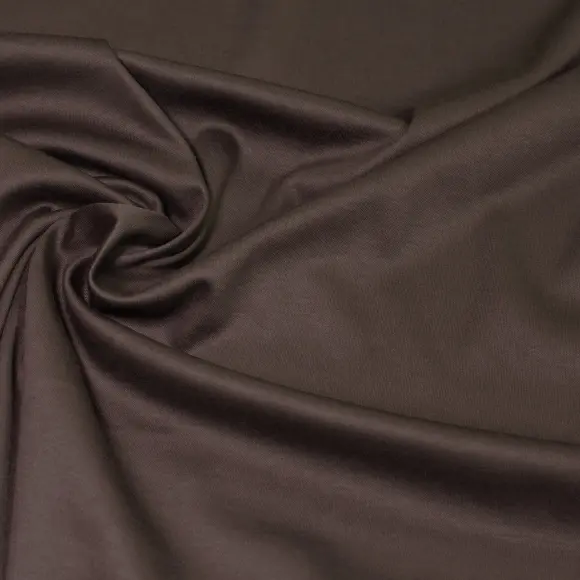 Markus Knit chocolate Jersey Solid plain