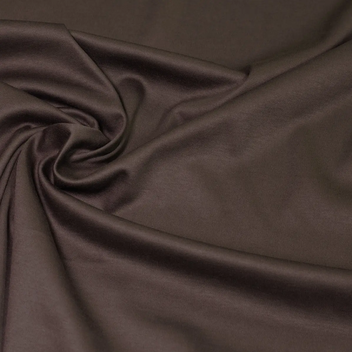 Markus Knit chocolate Jersey Solid plain