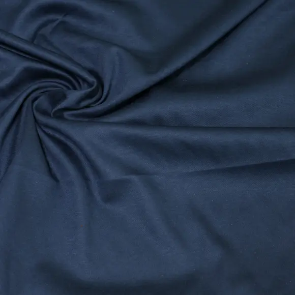 Markus Knit Dark Blue Jersey Solid plain