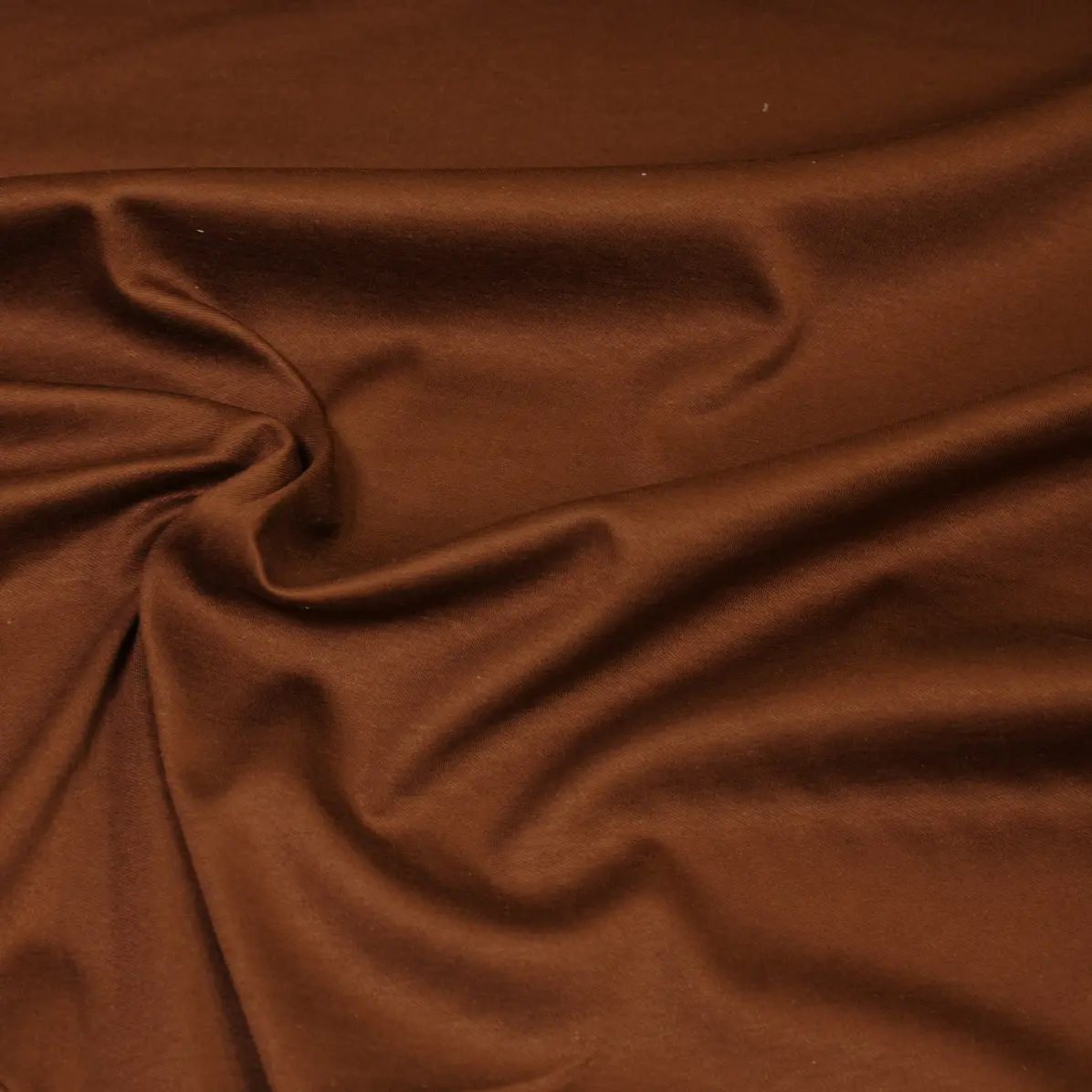 Markus Knit Brown Jersey Solid plain