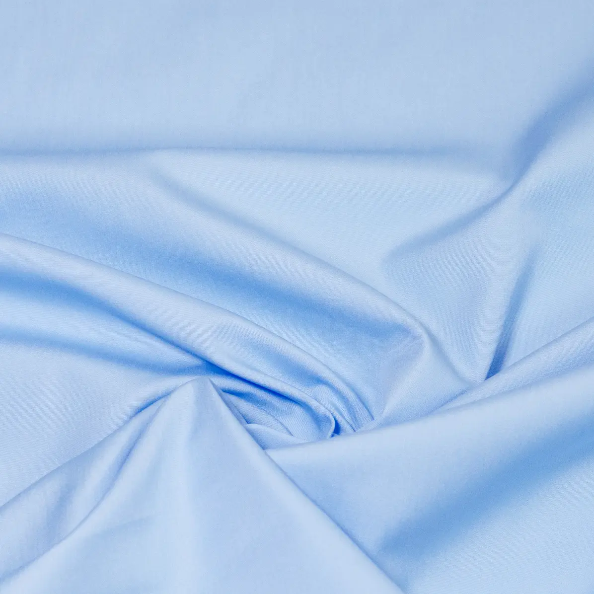 Supraluxe Bleu moyen Popeline Uni 4