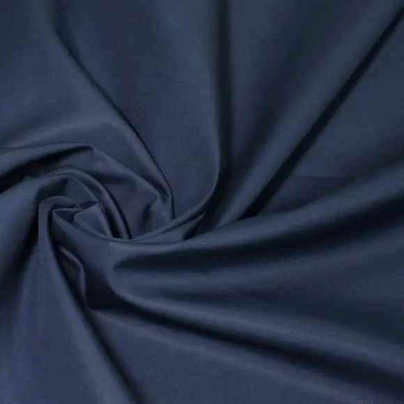 Supraluxe Dark Blue Popelin Solid plain 1
