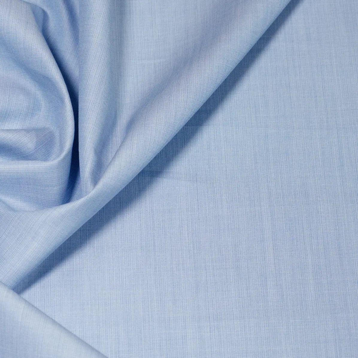 Supraluxe Medium Blue Popelin Solid plain 1