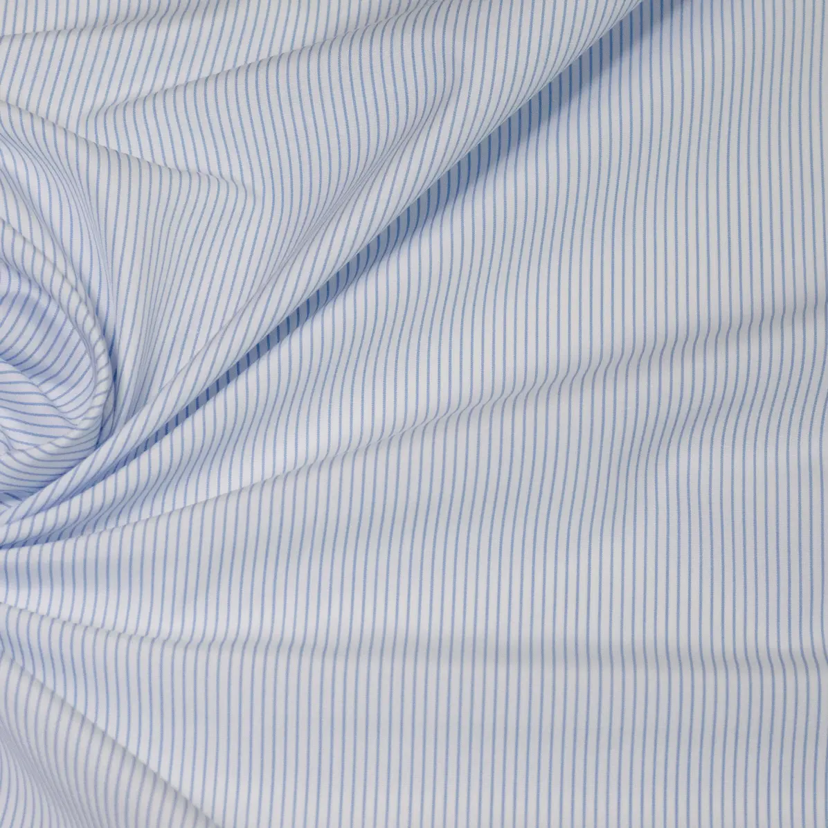 Supraluxe Light Blue Popelin Stripes 2