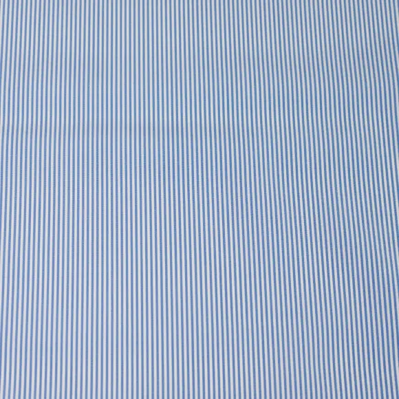 Supraluxe Medium Blue Popelin Stripes 1 - 4