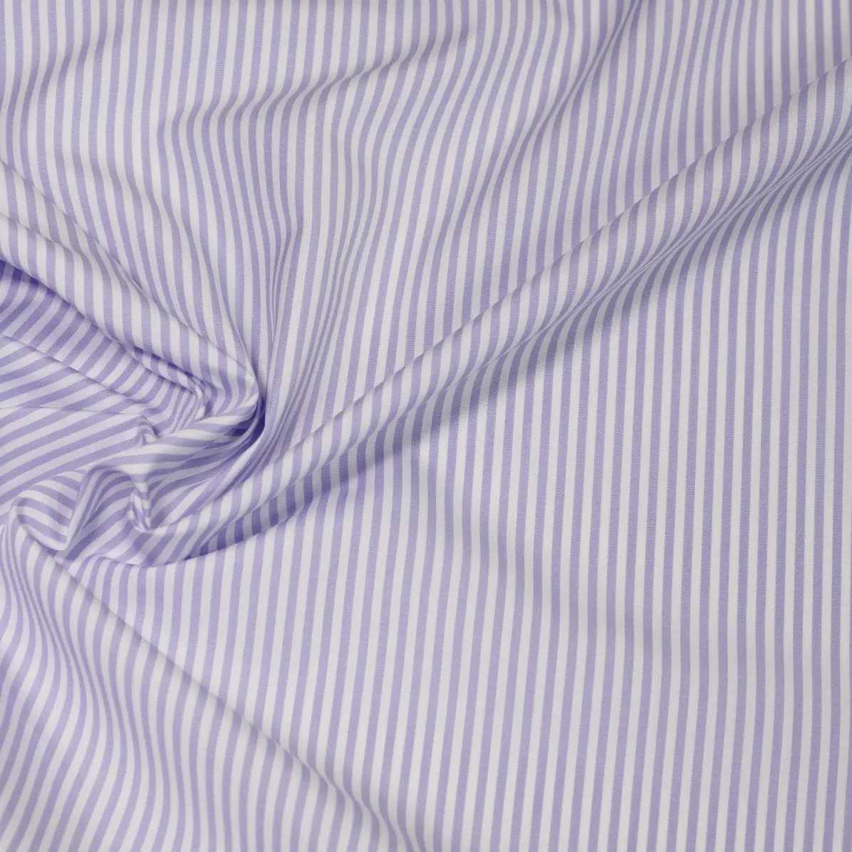 Supraluxe Lila Popelin Streifen 1