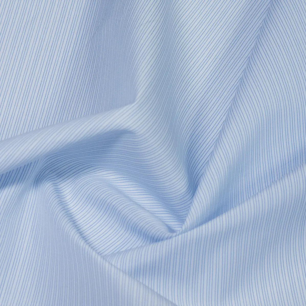 Supraluxe Medium Blue Popelin Stripes 5