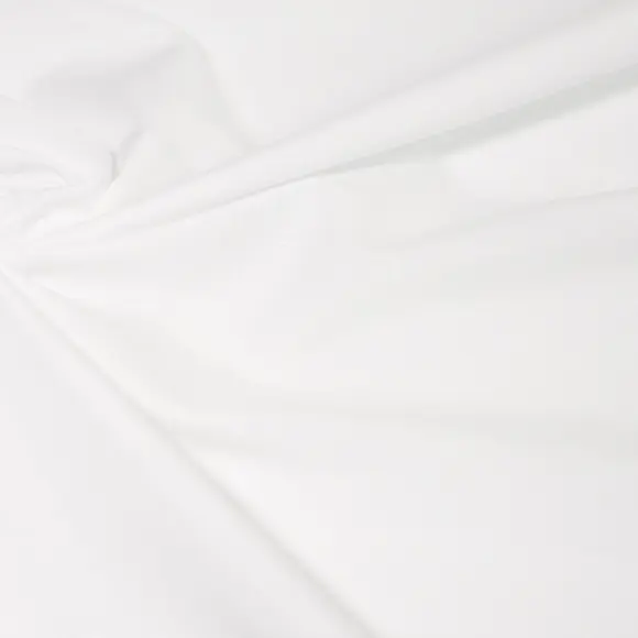Zephirlino White Popelin Solid plain - 2