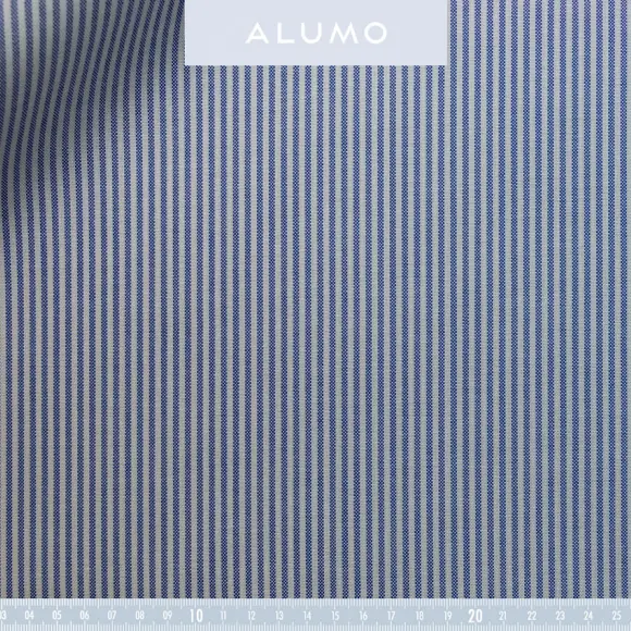 Oxford Medium Blue Oxford Stripes
