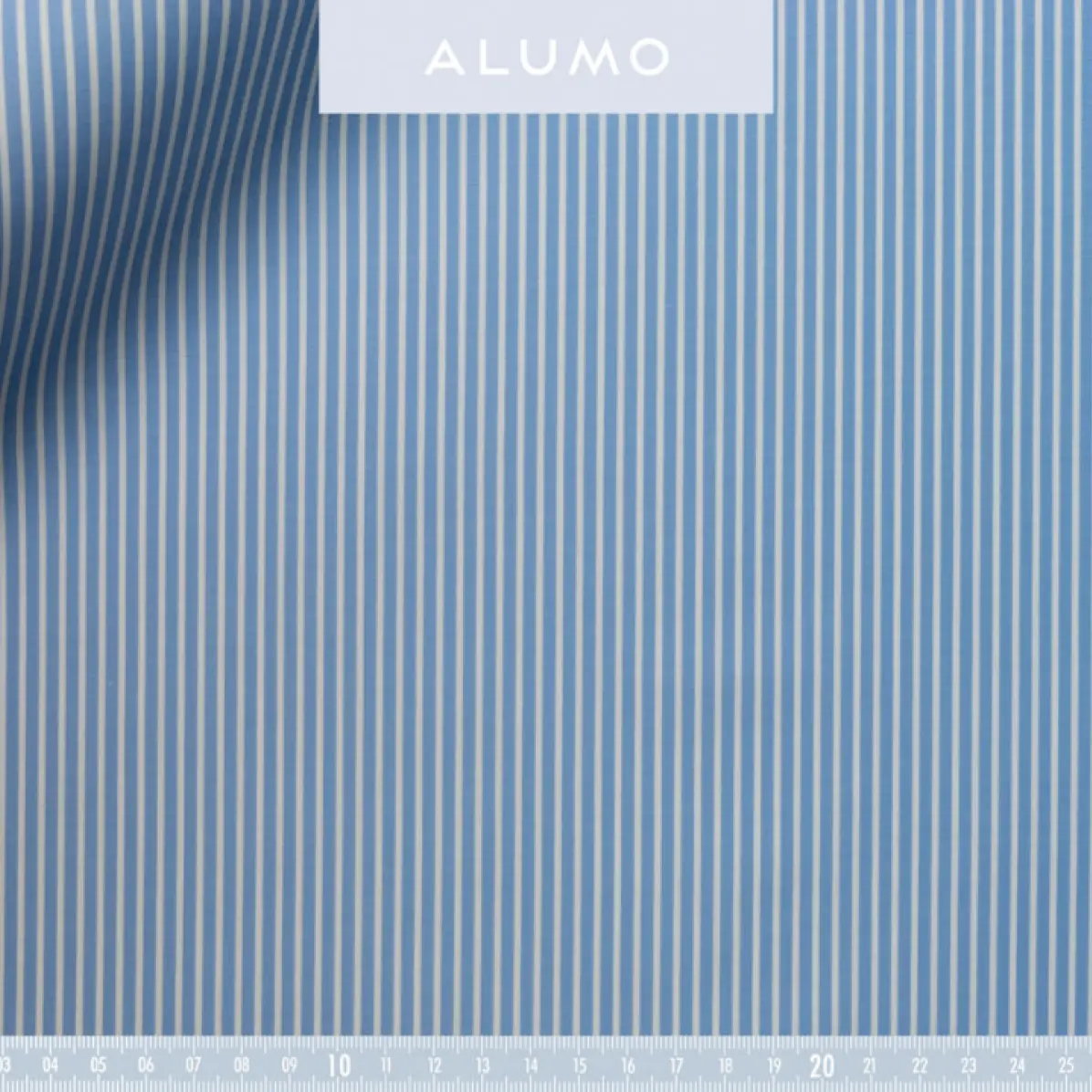 Supraluxe Voyage Light Blue Popelin Stripes