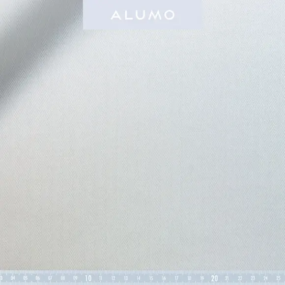 Twill Escort White Herringbone 2