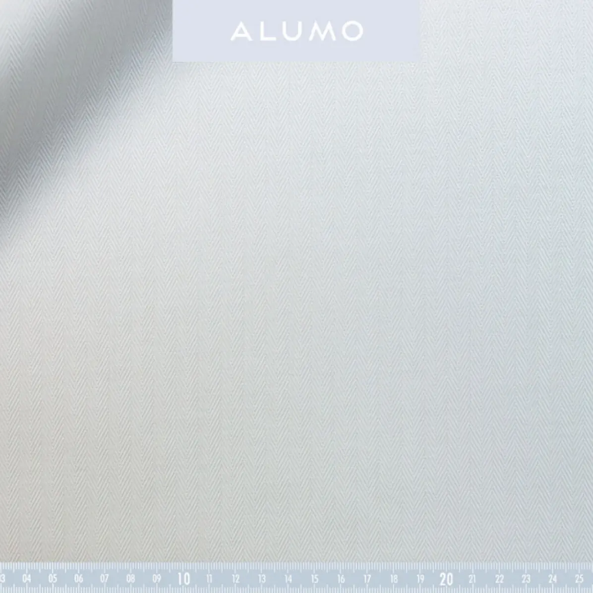 Twill Escort White Herringbone 2