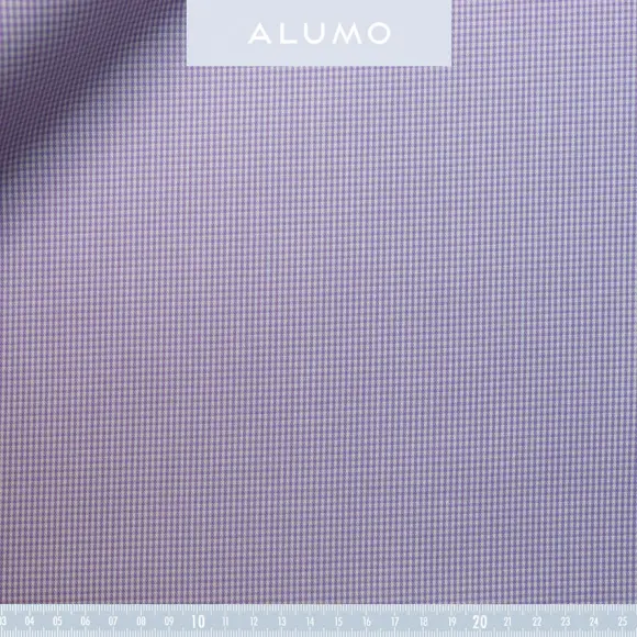 Twill Soprano Lilas Sergé Carreaux  