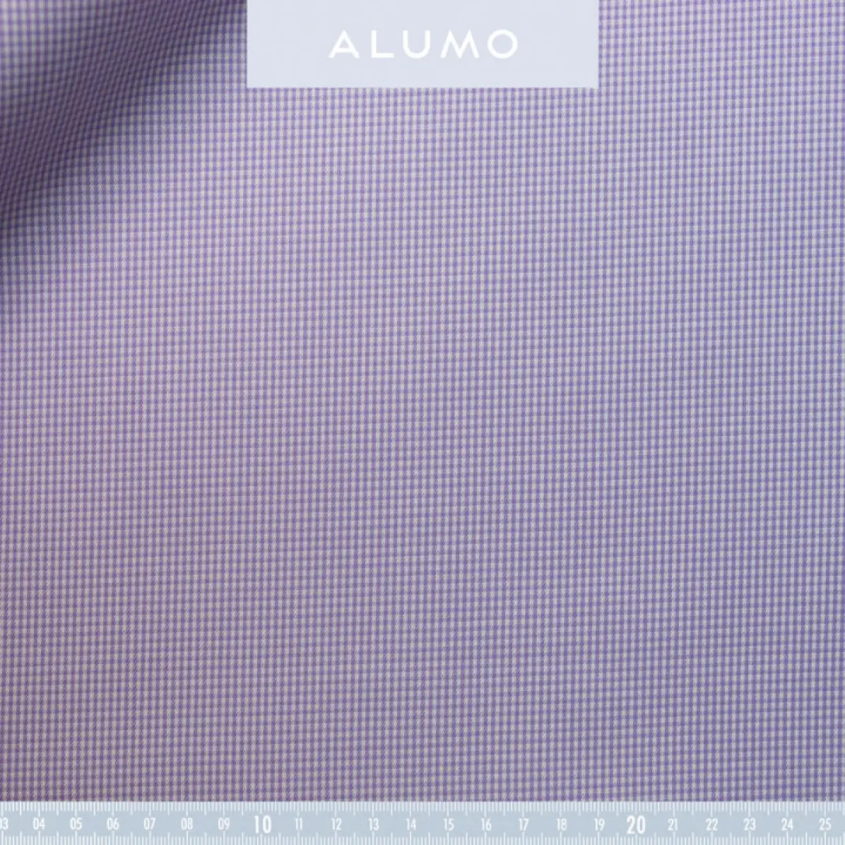 Twill Soprano Lilas Sergé Carreaux  