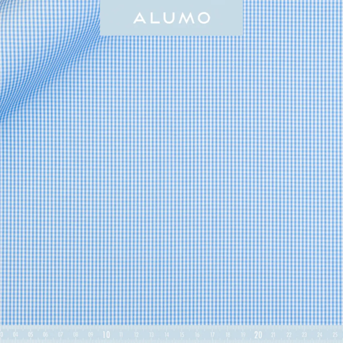 Sea Island Blu medio Popelin Righe 3