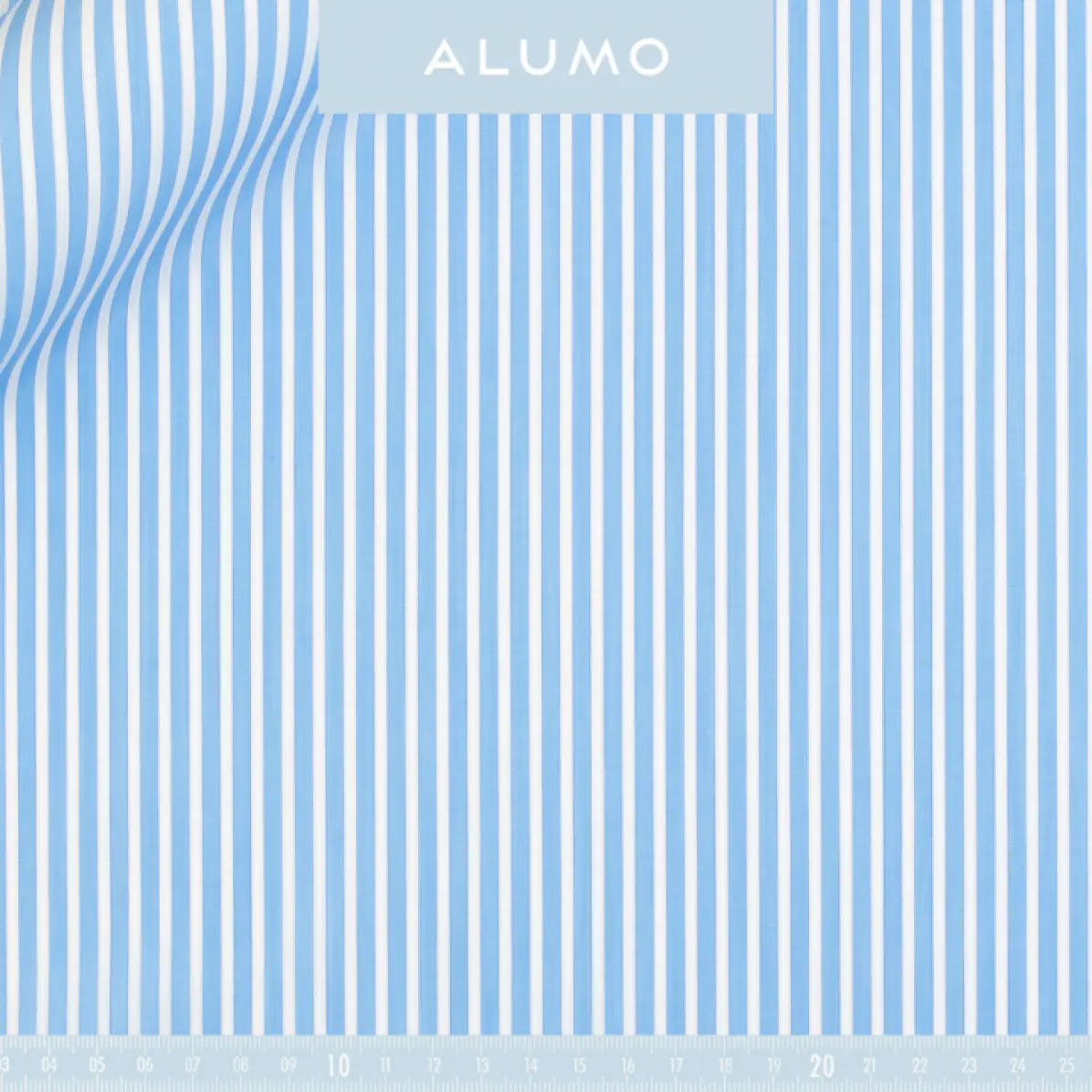 Soyella Arte Medium Blue Dobby/Structured Stripes 3