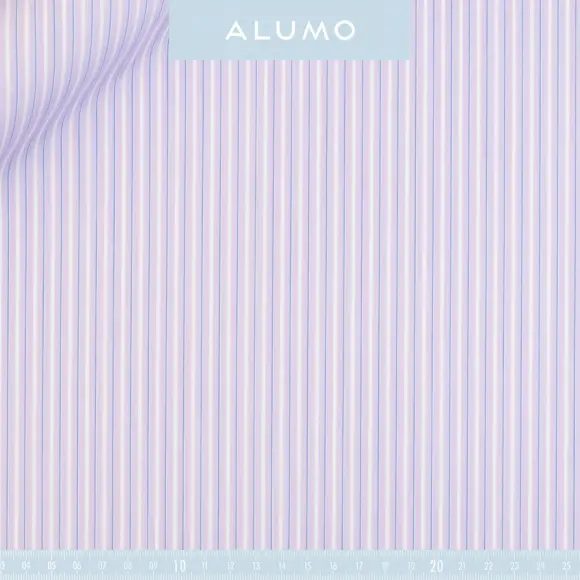 Superior Lilac Popelin Stripes 1