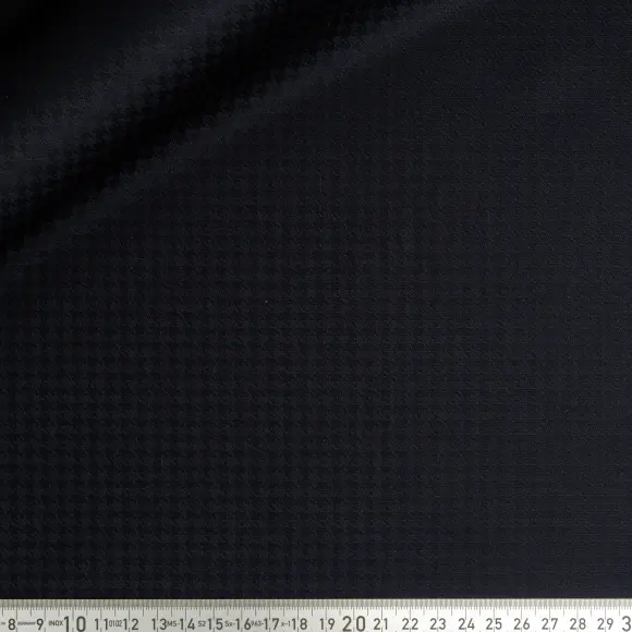 Supraluxe Dobby Schwarz Jacquard Strukturierte einfarbiger 2