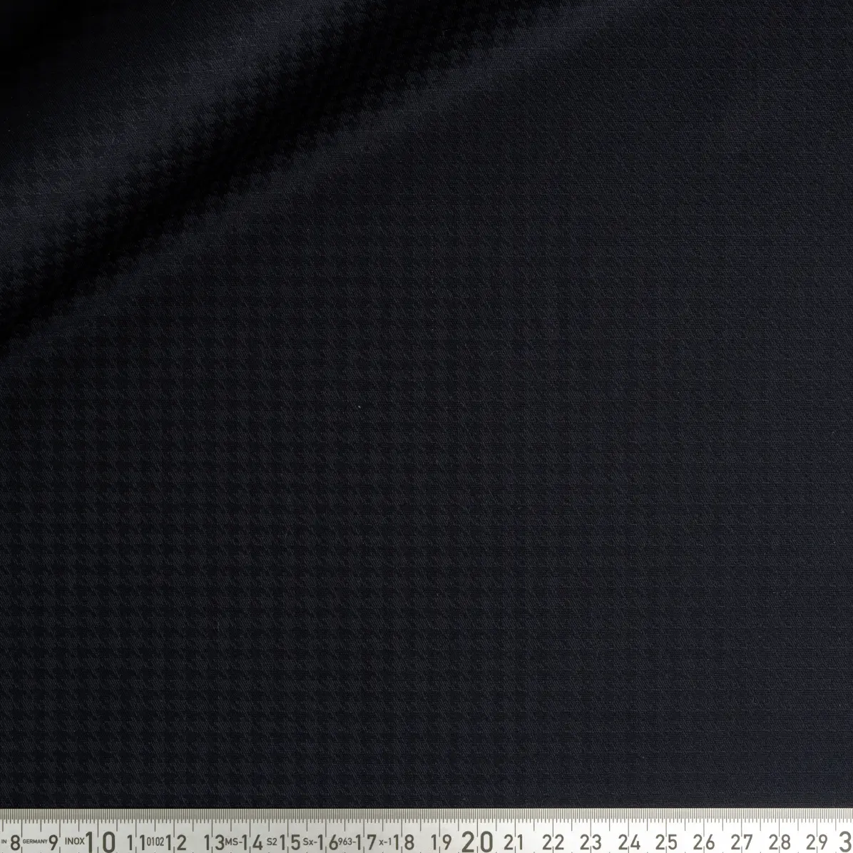 Supraluxe Dobby Schwarz Jacquard Strukturierte einfarbiger 2