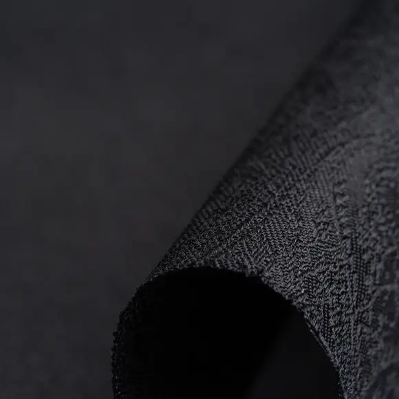 Supraluxe Dobby Schwarz Jacquard Strukturierte einfarbiger 1 - 4