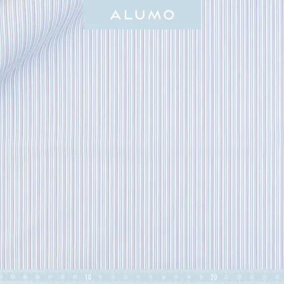 Superior Vielfarbig Popelin Streifen 1