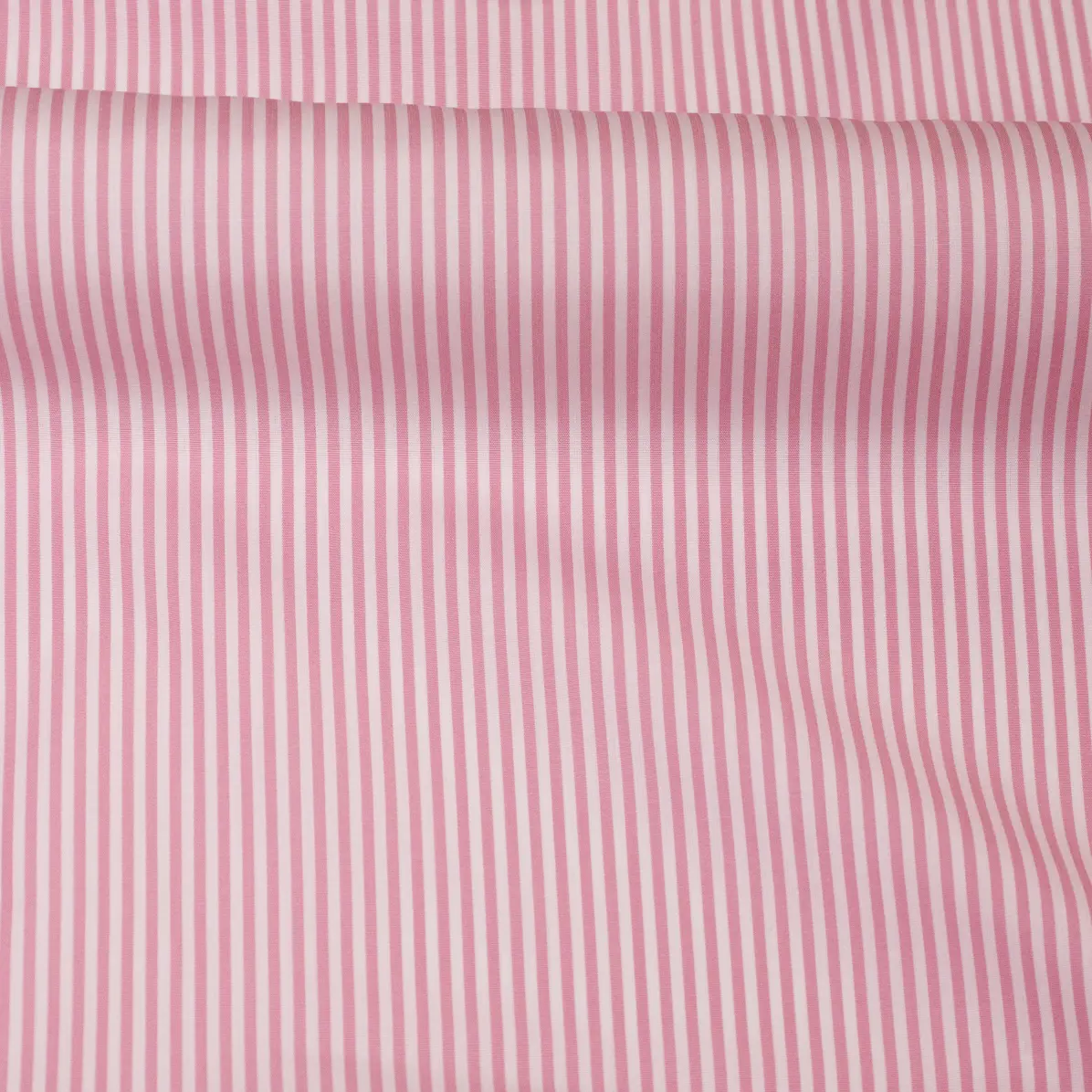 Supraluxe Rose Popeline Rayures 1