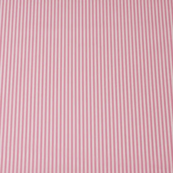 Supraluxe Rose Popeline Rayures 1 - 4