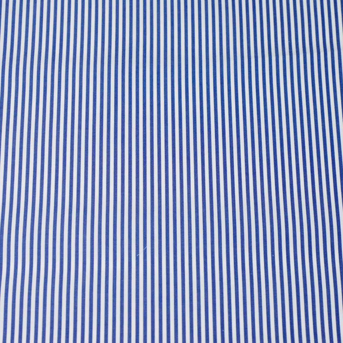 Supraluxe Bleu foncé Popeline Rayures 3