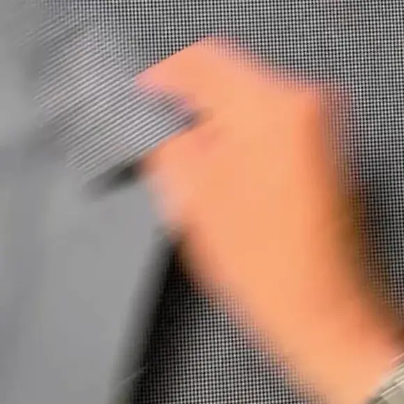 Flanello Junior Black Twill Solid Plain Structured - 5