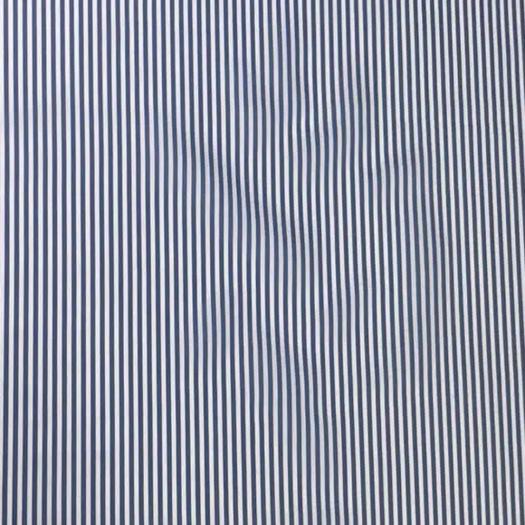 Soyella Duecento Medium Blue Popelin Stripes 1 - 5