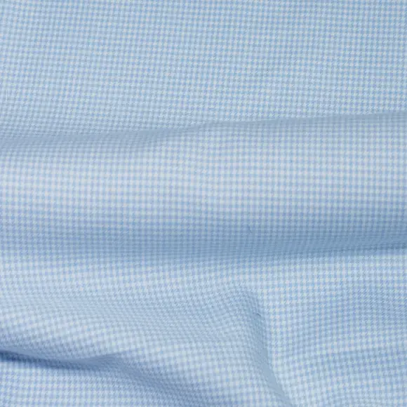 Cashmerello Mittelblau Köper Strukturierte einfarbiger - 3