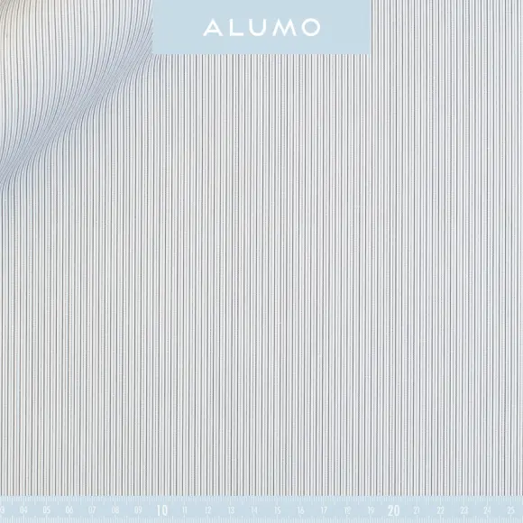 Sea Island Black Popelin Stripes 1