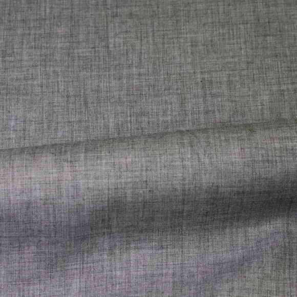 Cashmerello Light Grey Twill Solid plain - 3