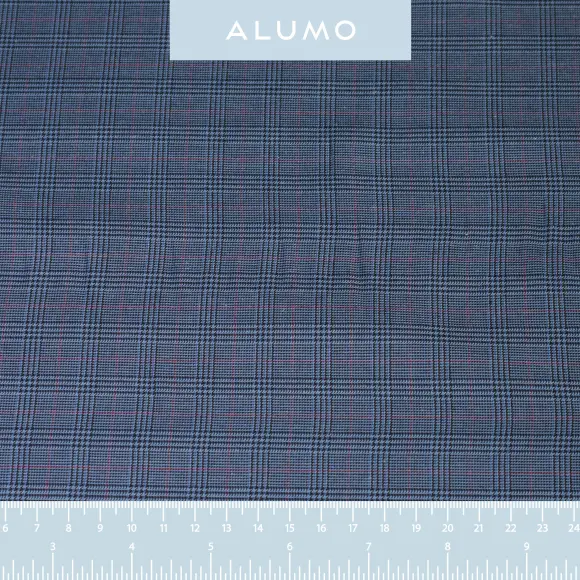 Flanello Junior Dark Blue Twill Check - 2