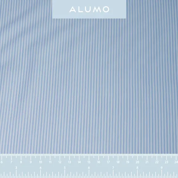 Cashmerello Light Azzurro Twill Righe - 2
