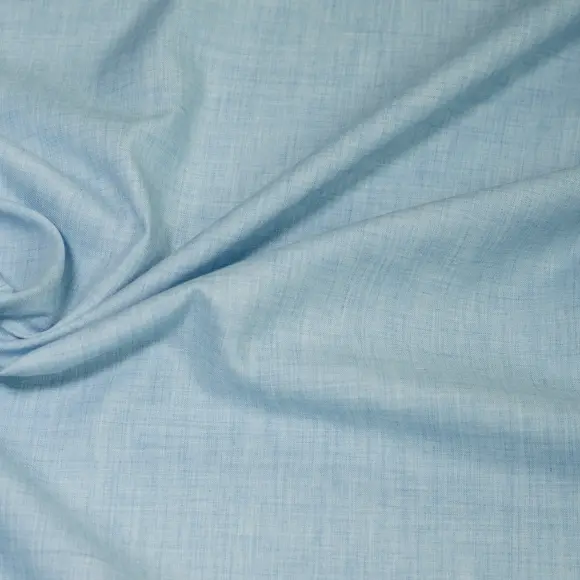 Cashmerello Light Bleu moyen Sergé Uni 2