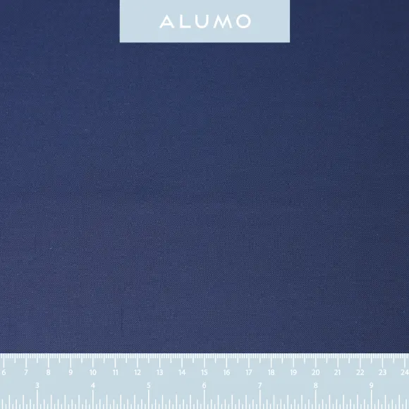 Flanello Dark Blue Twill Solid plain - 2