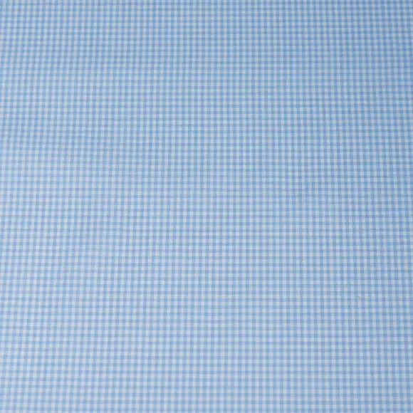 Cashmerello Light Light Blue Twill Check - 4