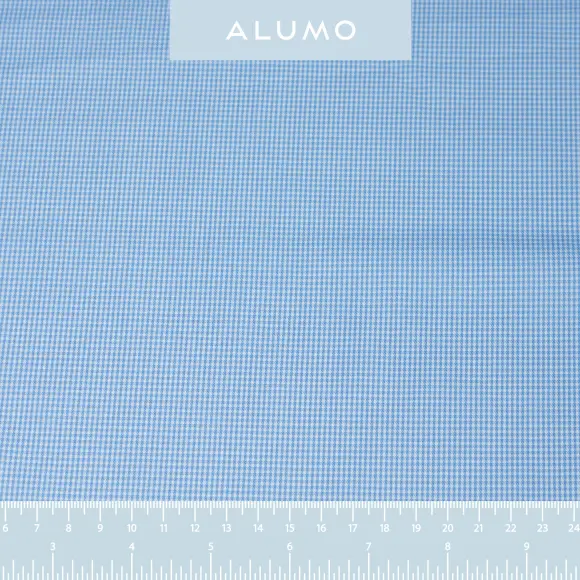 Twill Soprano Azzurro Twill Quadri - 2