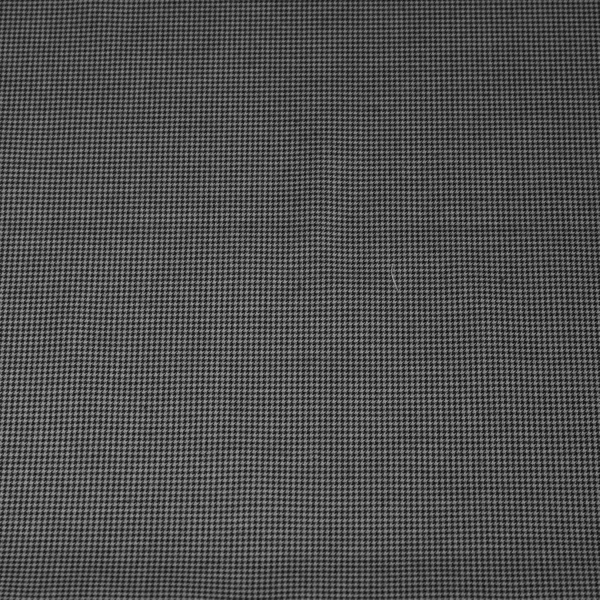 Flanello Junior Black Twill Solid Plain Structured